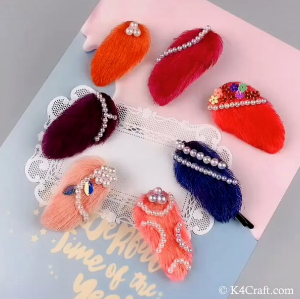 Hair Clip Accessories crafted from Mango seed