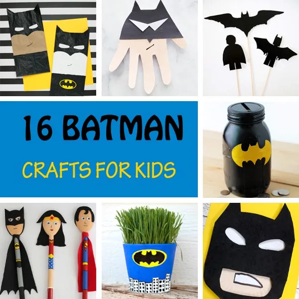 16 Super Easy Batman Crafts For Kids