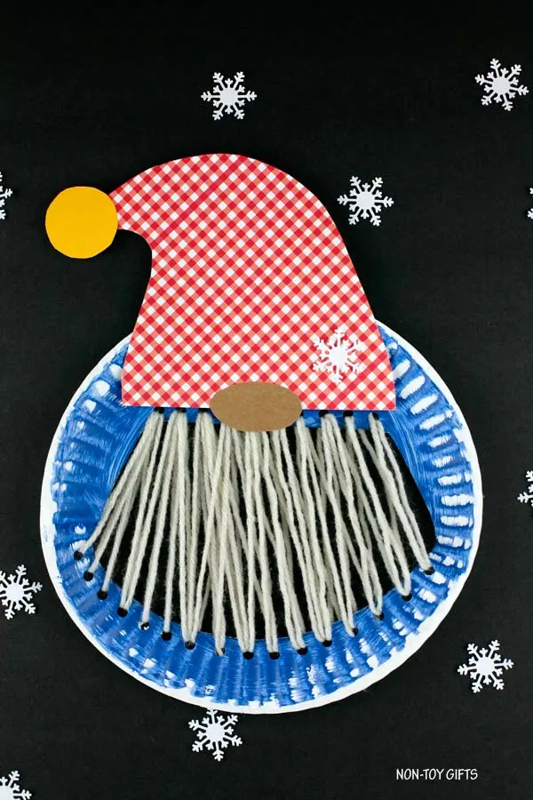 Paper Plate Gnome Craft For Kids [Free Template]
