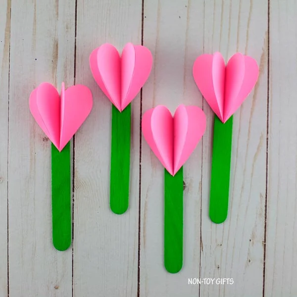 hearts on sticks