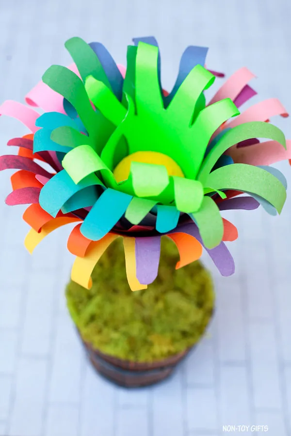 Handprint Flowers – Kid Gift For Mom, Grandma Or Teacher