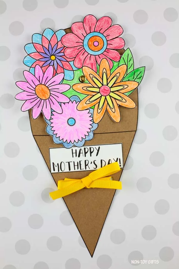 Mother's Day flower bouquet spinner project