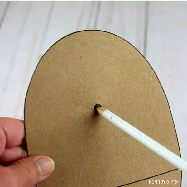 opening in the bouquet paper