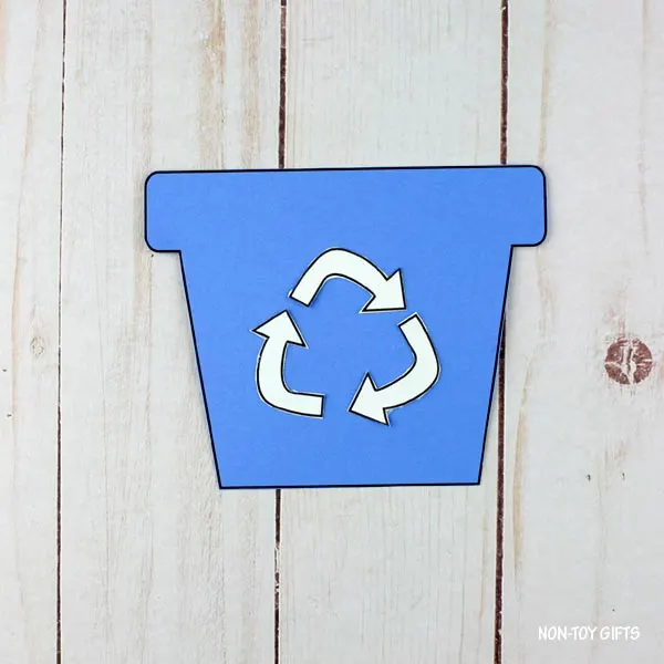 recycling flowerpot