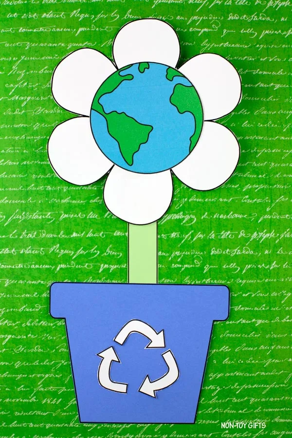 Earth Flower Craft For Kids To Make On Earth Day