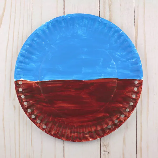 paint paper plate