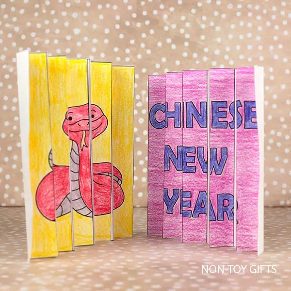 Chinese New Year Snake Agamograph for celebrating the 2025 Year of the Snake 