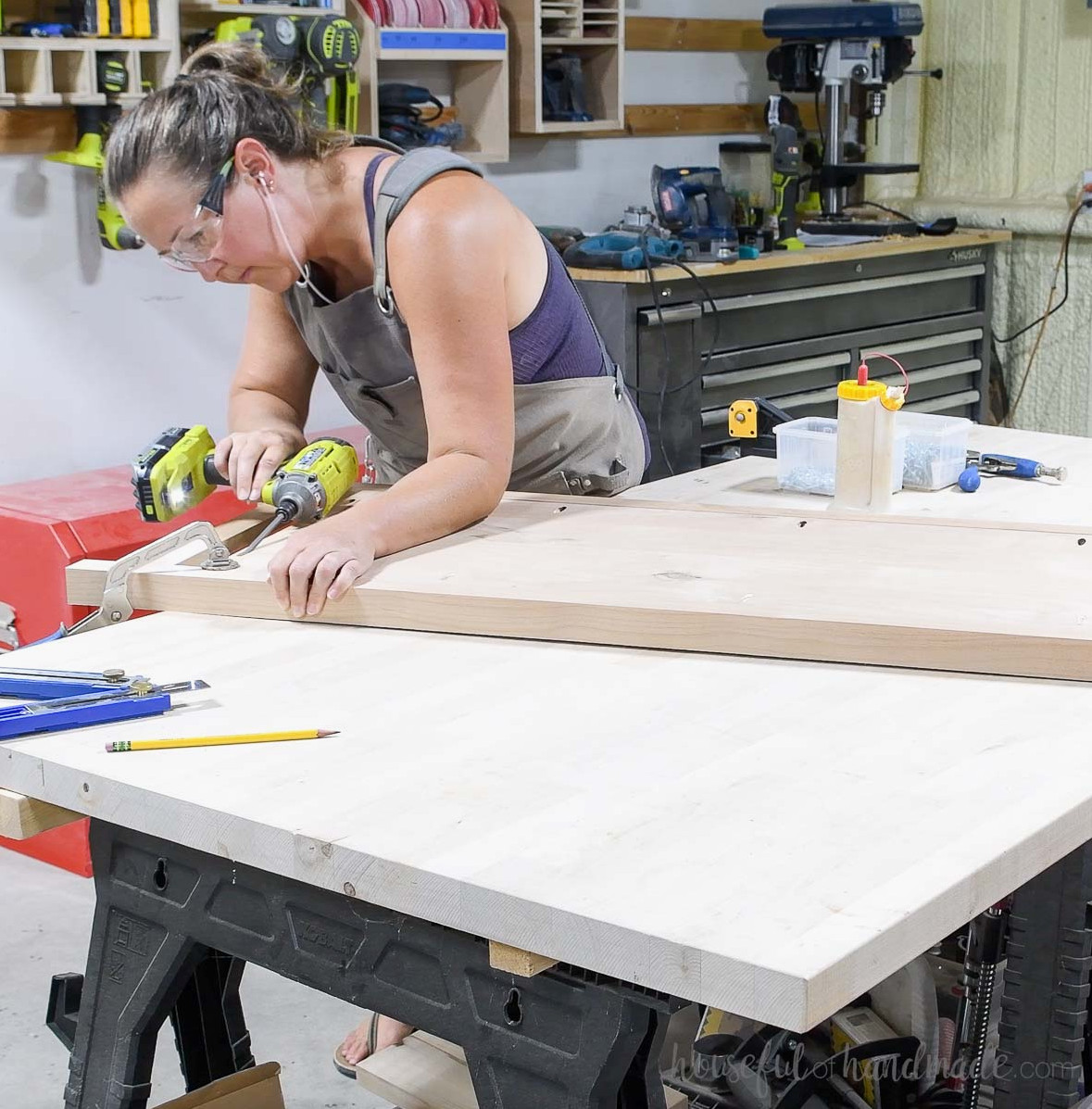 Finishing off the dresser sides. 