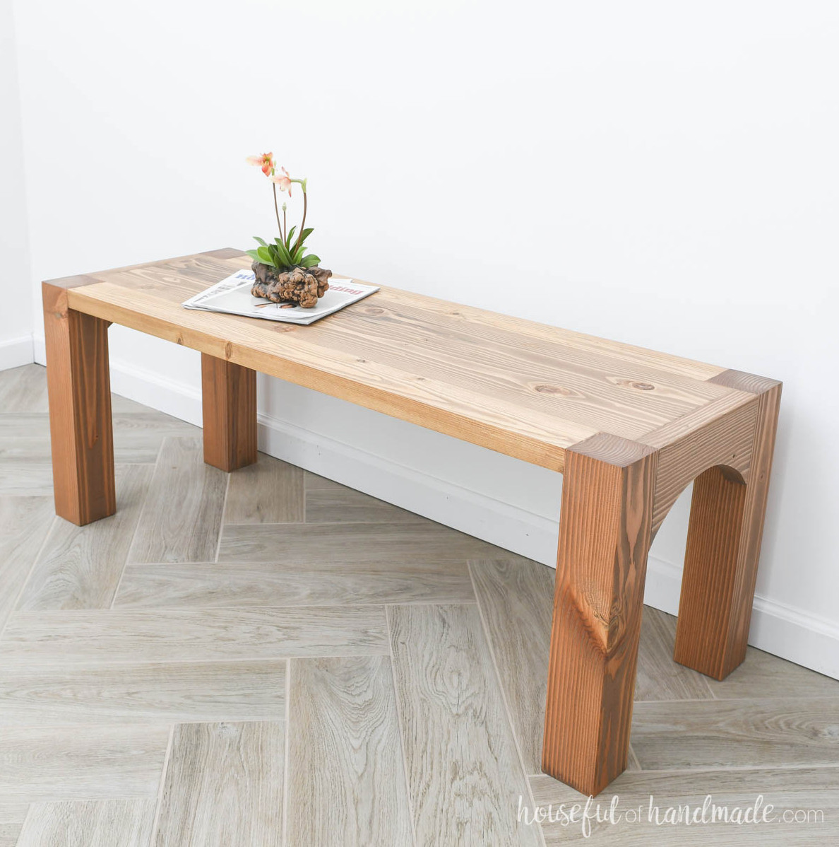 Chunky Coffee Table with Arches