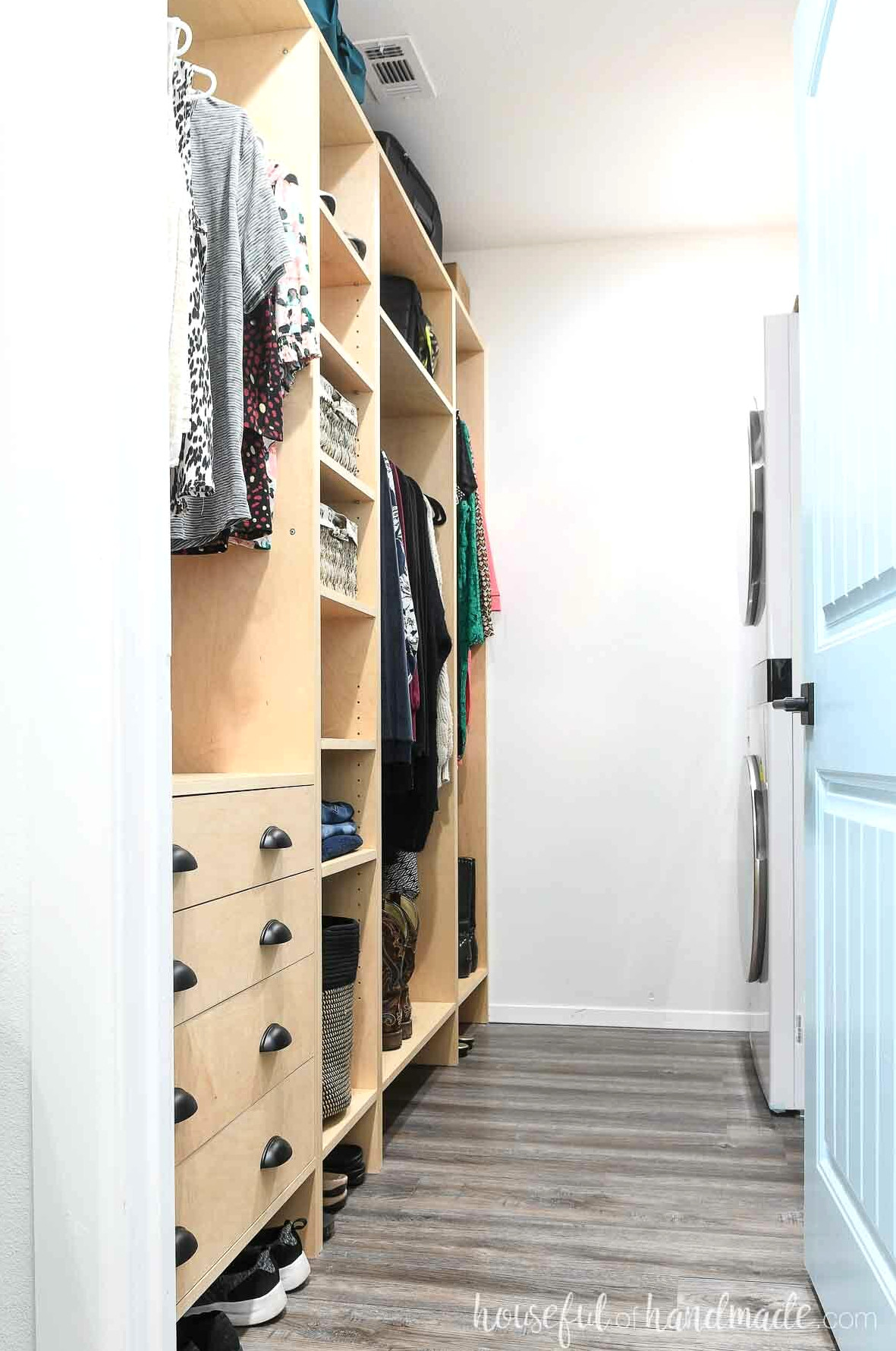Easy DIY Custom Closet Organizer