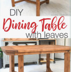 DIY Dining Table with Leaves