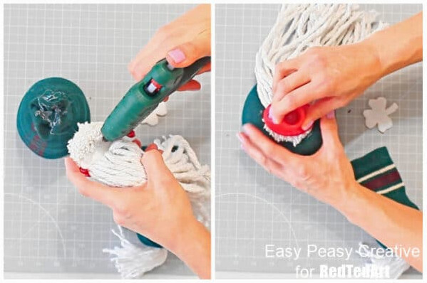 sock mop hat