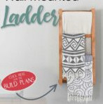 Wall Mounted Ladder for Blankets or Towels