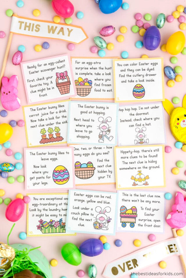 Free Printable Easter Scavenger Hunt