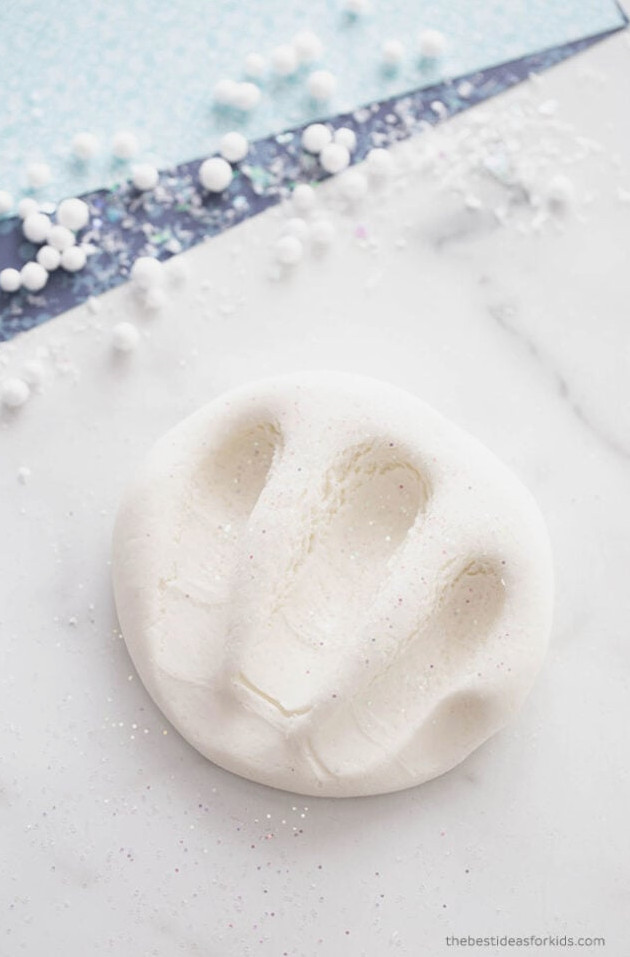 Snow Dough Made with Conditioner