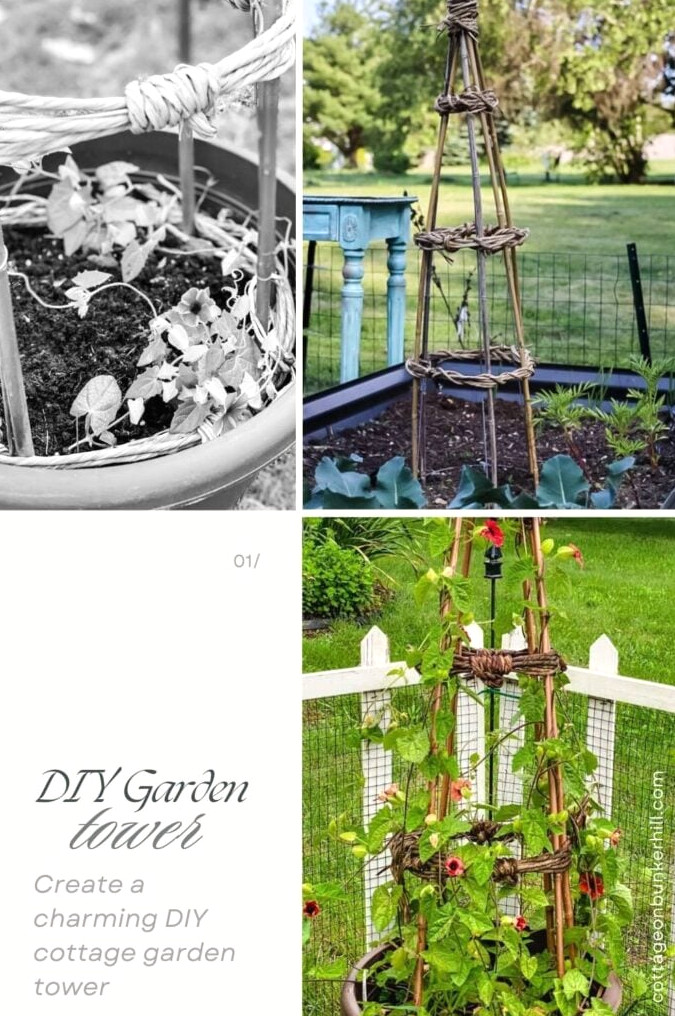 How to Build a Cottage Style Garden Tower (Step-by-Step Guide)