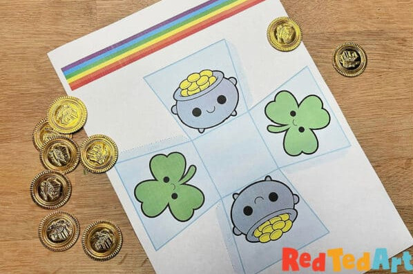 treat basket printable st patricks day