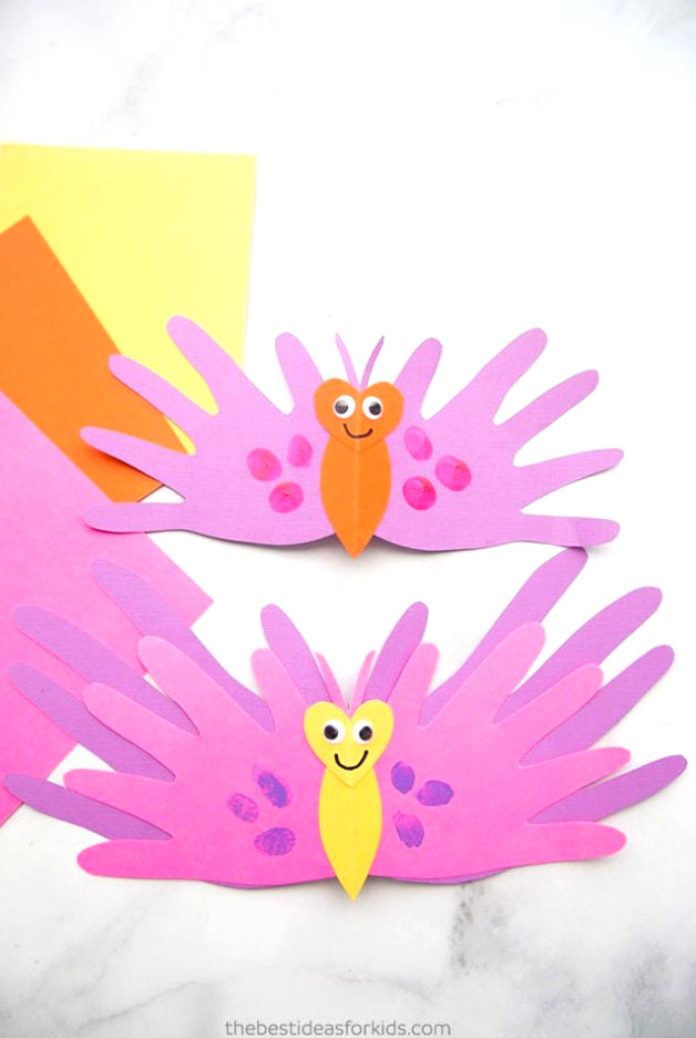 Butterfly Handprint Craft