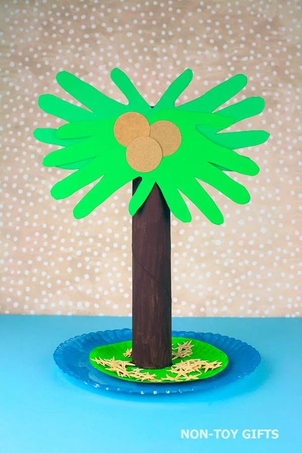 Handprint Palm Tree Craft