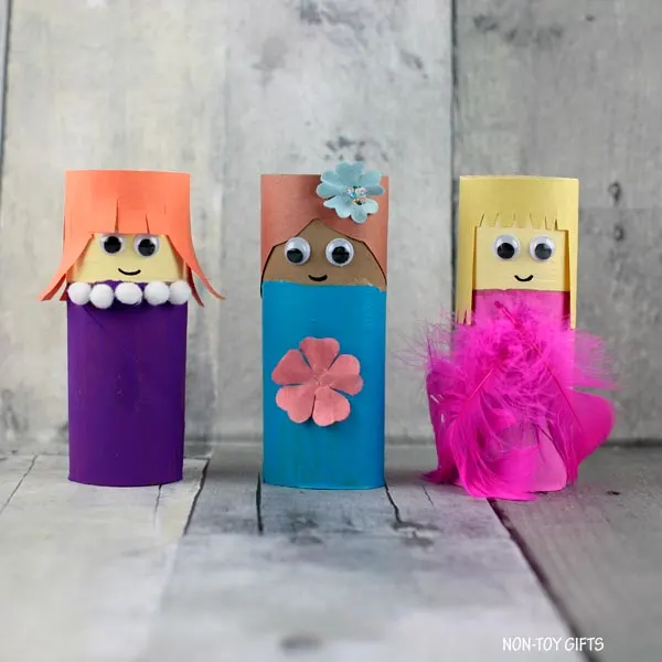 embellished paper tubes