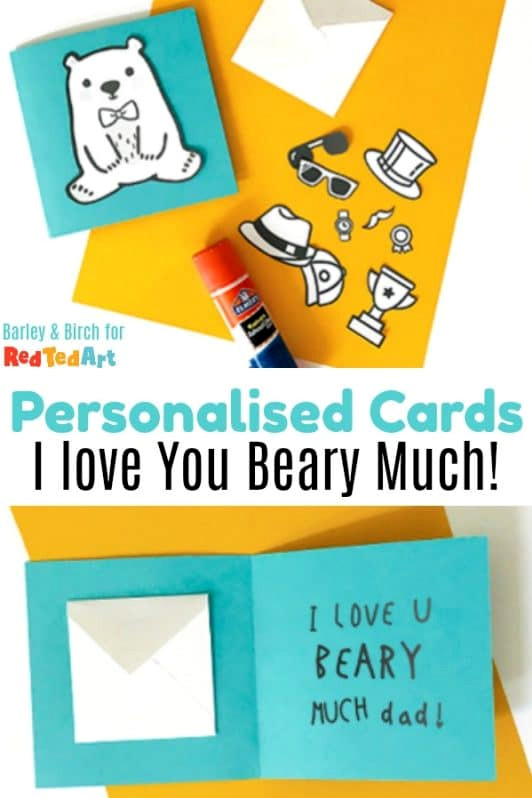 FREE Dress Up Ted Fathers Day Card