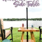 DIY Umbrella Side Table