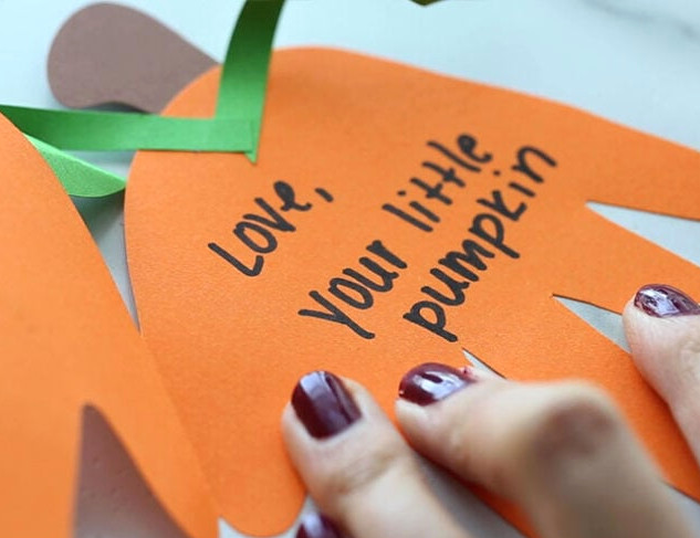 Love from your little pumpkin