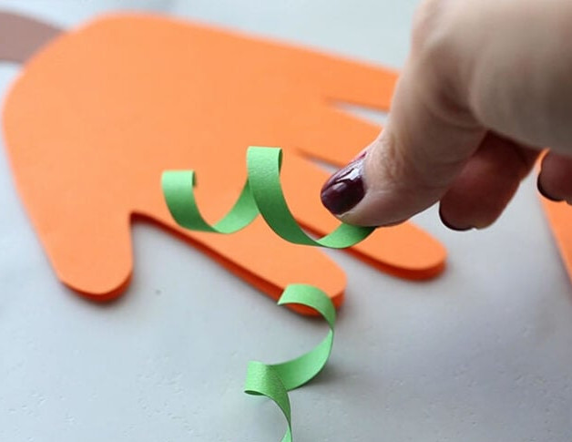 Create curly vine