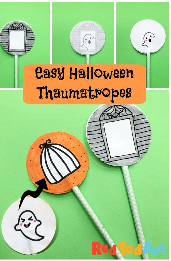Halloween Thaumatrope – Catch the Ghost