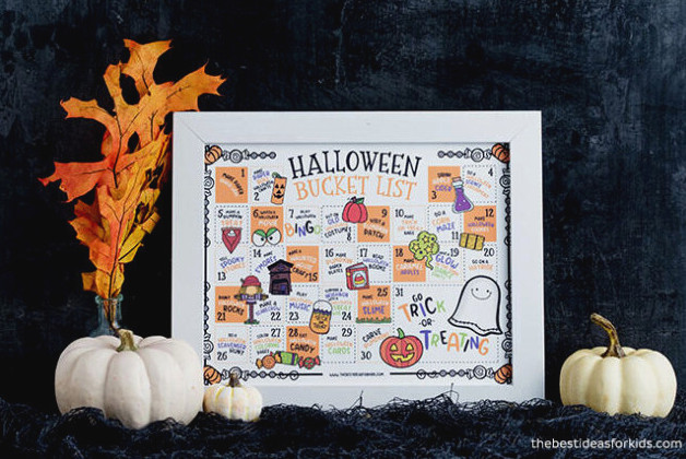 Printable Halloween Bucket List