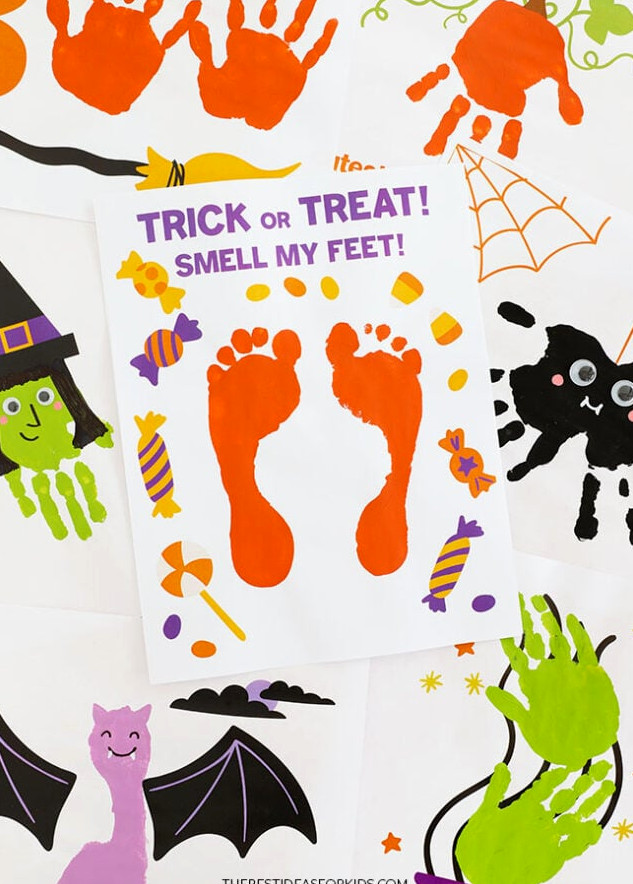 Halloween Handprint Printables