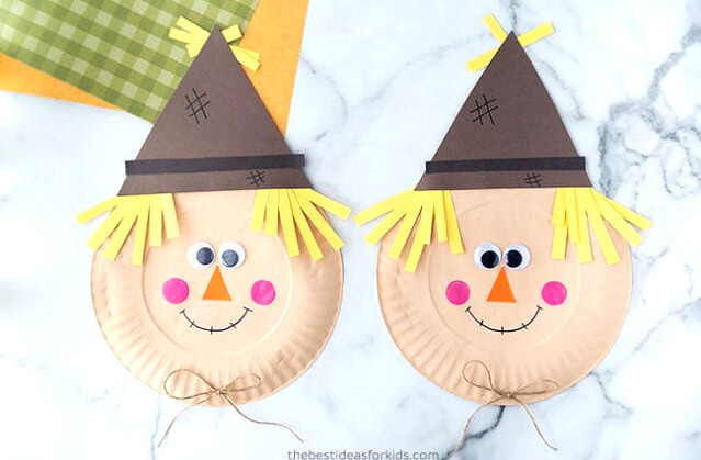 Scarecrow Paper Plate Project