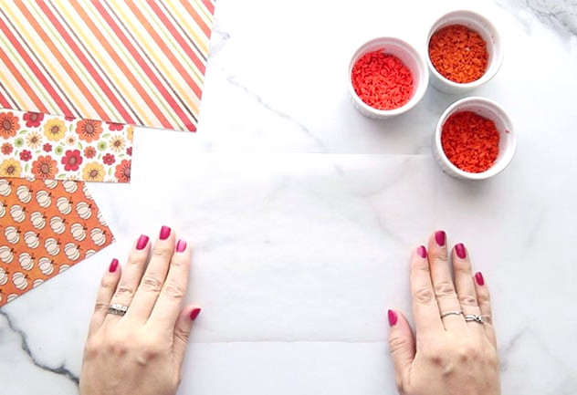 Wax Paper for Crayon Shavings