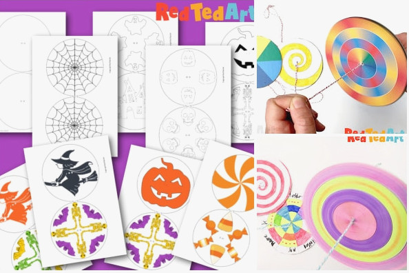 STEAM Halloween Spinners Printables