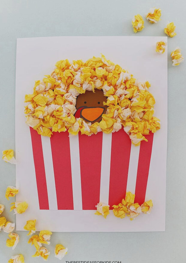 Popcorn Turkey Disguise Craft