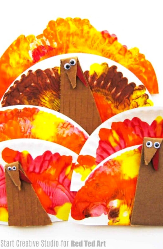 Paper Plate Turkey Craft for Preschoolers