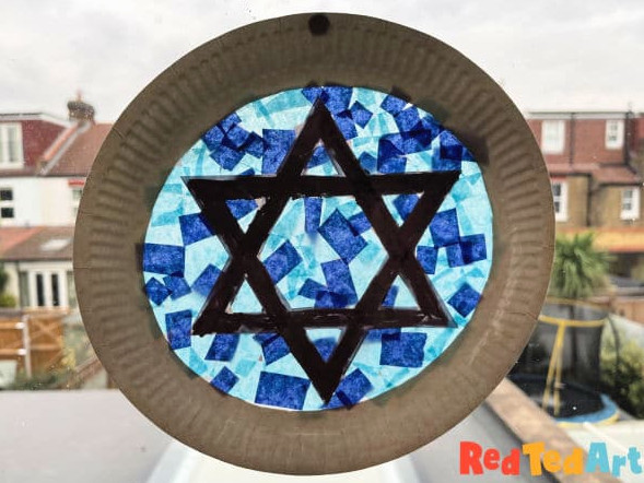 Star of David suncatcher