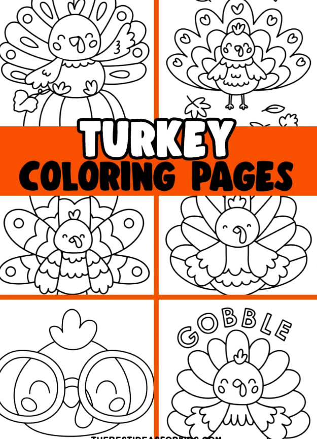Turkey Coloring Pages