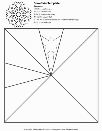 Pattern 6 featuring a snowflake