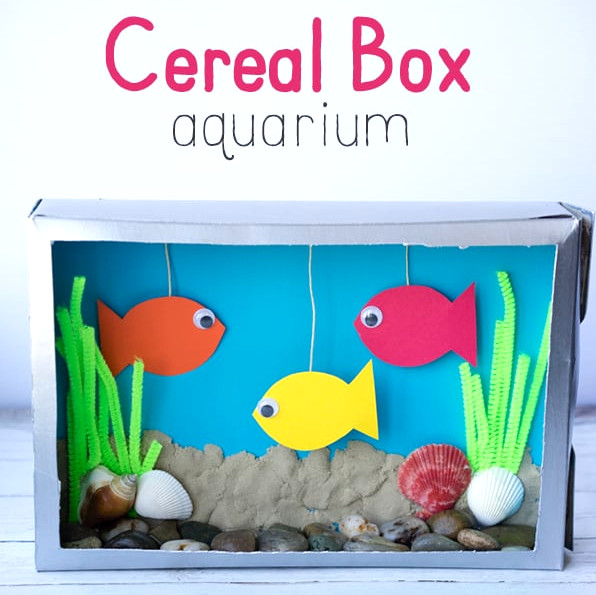 Cereal Box Aquarium