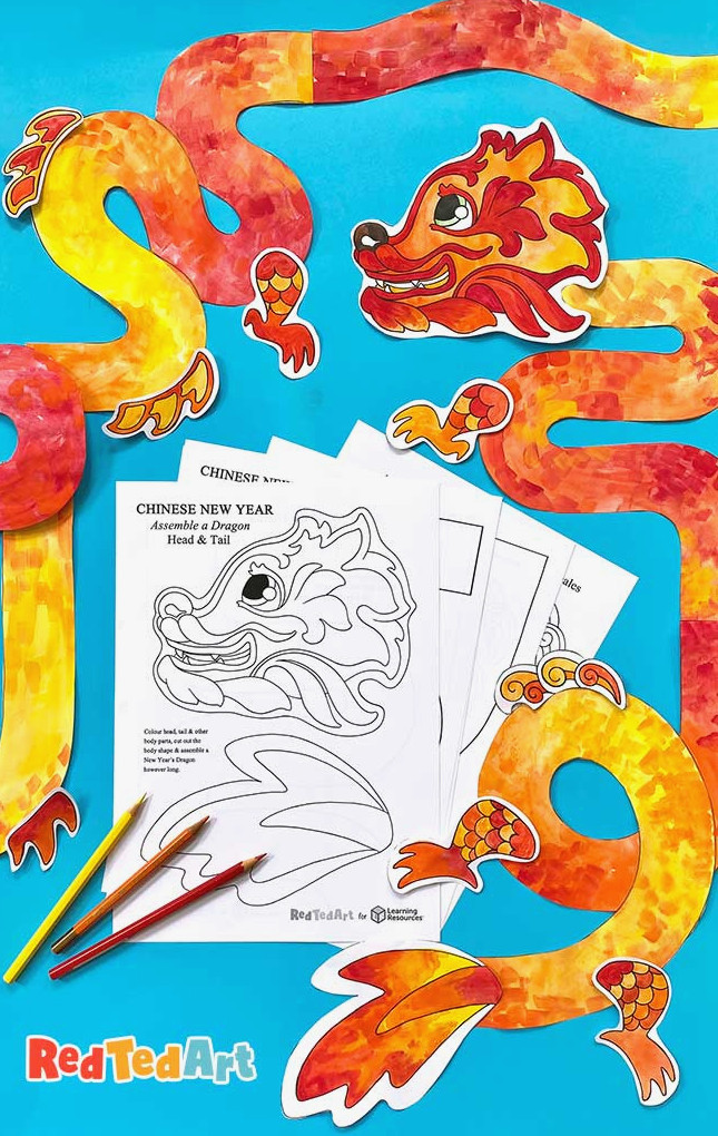 chinese new year dragon craft