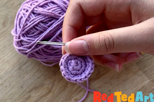 crochet rounds for base