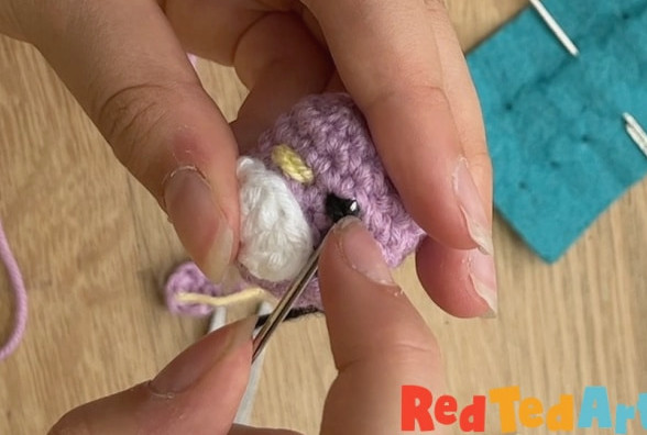 embroidered eye