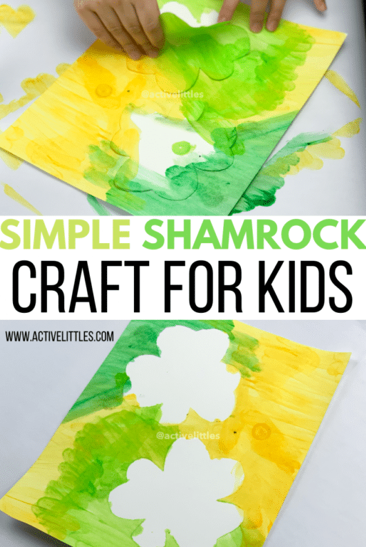 easy shamrock art