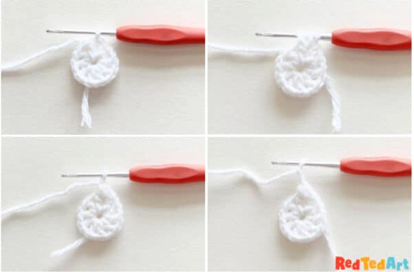 yarn star ornaments
