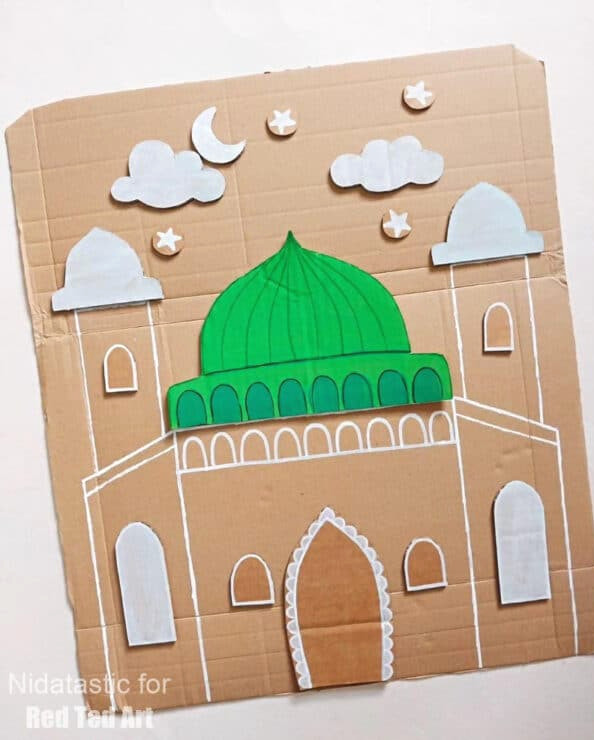 green mosque craft preschool 