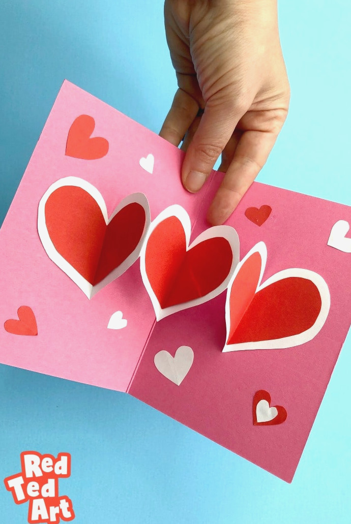 Easy Heart Pop Up Cards