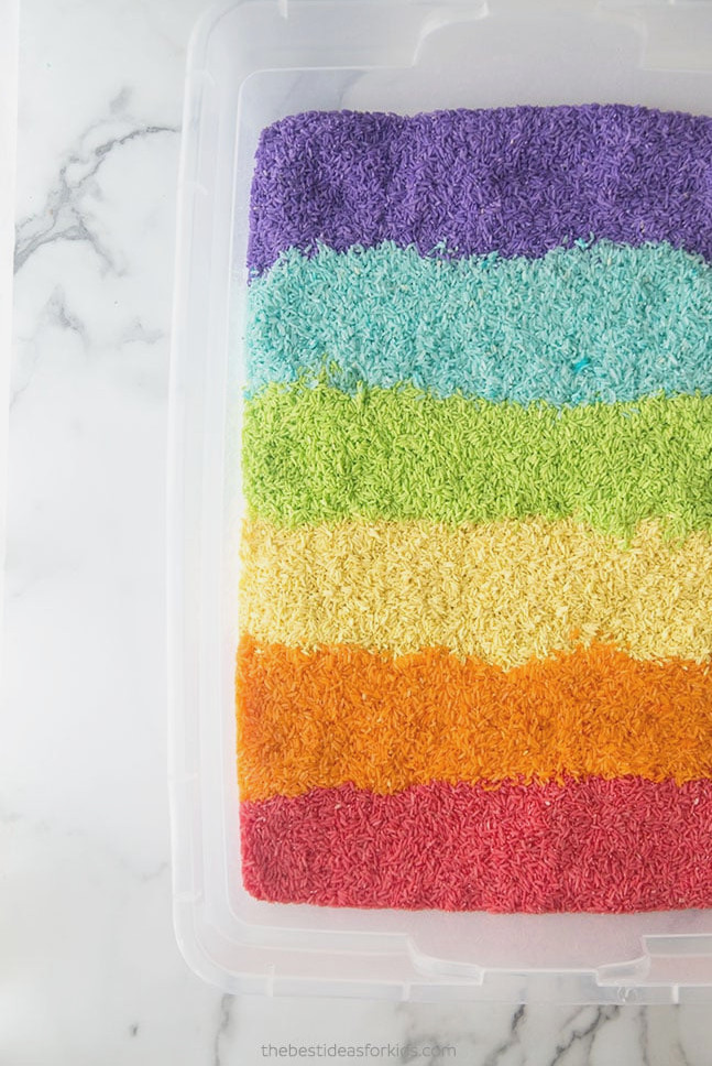 How to Make Rainbow Rice