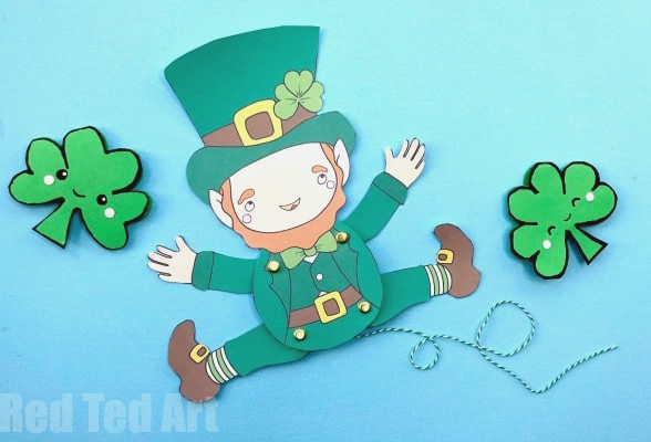 Leprechaun Paper Puppet