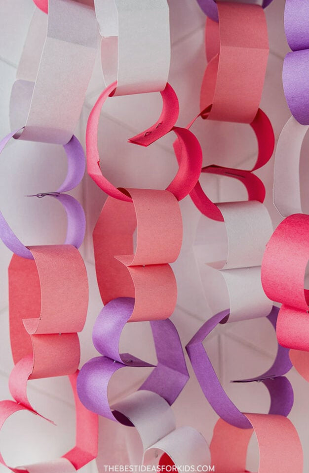 Paper Heart Garland